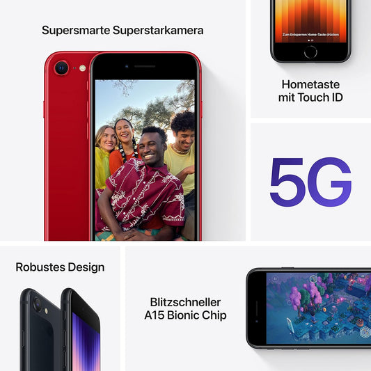 iPhone SE 3 Black Sim Free, 12 Months Warranty | Refurb Xpress