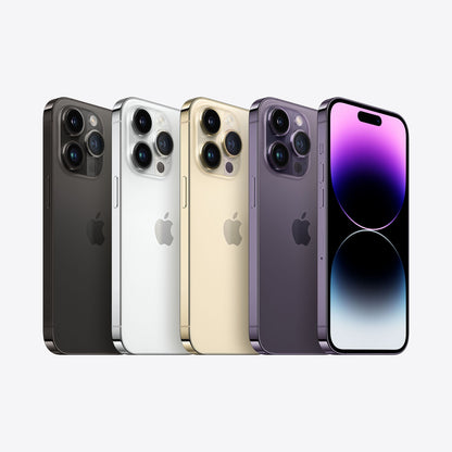 Refurbished Apple iPhone iPhone 14 Pro Max 128GB Black A - Grade iPhone 14 Pro Max, Sim Free, 12 Months Warranty - RefurbXpress UK