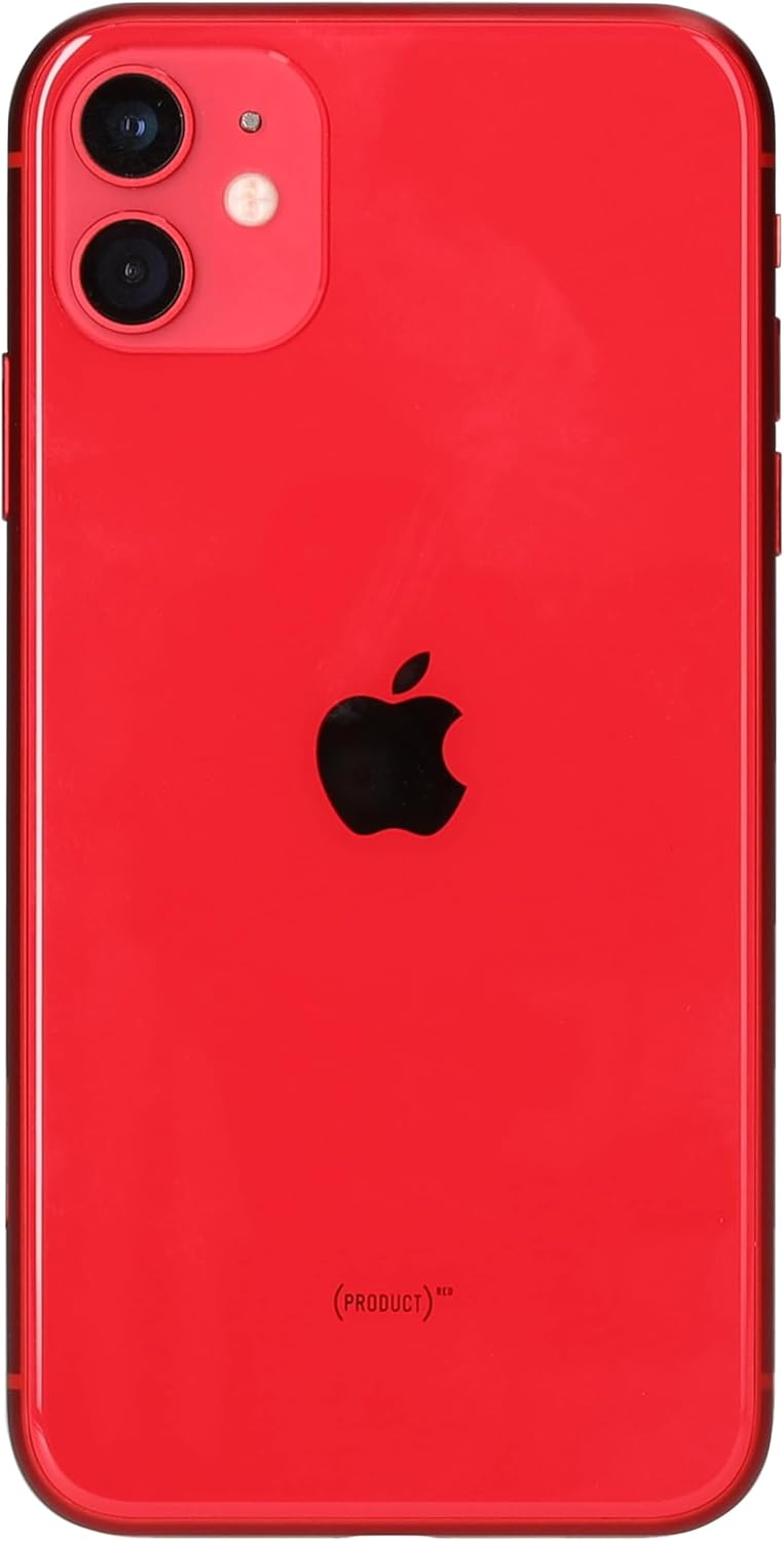 Refurbished Apple Smartphone iPhone 11 64GB Red A - Grade iPhone 11 Sim Free, 12 Months Warranty - RefurbXpress UK