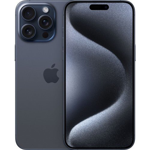 Refurbished Apple Smartphone iPhone 15 Pro Max 256GB Blue Titanium A - Grade iPhone 15 Pro Max Black Sim Free, 12 Months Warranty | Refurb Xpress - RefurbXpress UK