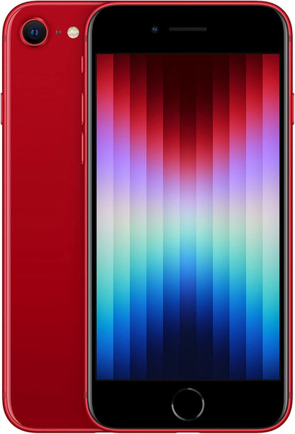 Refurbished Apple Smartphone iPhone SE 3 64GB Red A - Grade iPhone SE 3 Black Sim Free, 12 Months Warranty | Refurb Xpress - RefurbXpress UK