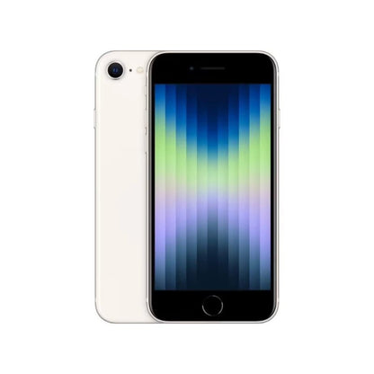 Refurbished Apple Smartphone iPhone SE 3 64GB Starlight A - Grade iPhone SE 3 Black Sim Free, 12 Months Warranty | Refurb Xpress - RefurbXpress UK